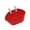 Red, variant on Multifunction Children Bike Storage Basket Detachable Comfortable Front Handlebar Sundries Container for Outdoor Cycling Picnic Boys Black