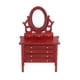 thumbnail image 1 of Tocador en miniatura de madera de alta simulación, mesa de baño para casa de muñecas a escala 1:12 con espejo, Color Annatto, 1 of 9