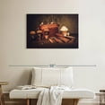 thumbnail image 2 of Elephant Stock Salon Accessories For Men Wall Art - Horizontal Canvas Wall Art - Living Room Wall Decor - Fashion And Beauty Canvas - Brown And Beige Decor - 36" x 24", 2 of 8
