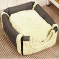thumbnail image 3 of LSLJS Comfortable Plush Kennel Dogs Pet Litter Deep Sleep PV Cat Litter Sleeping Bed, 3 of 6