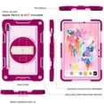 thumbnail image 6 of Dteck Case for Samsung Galaxy Tabn S9 / S9 FE 5G Tablet Case with 360 Rotating Hand Strap & Stand, Crossbody Drop-Proof Case for Galaxy Tab S9 FE 10.9"/ S9 11",Rose + Pink, 6 of 8