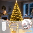 thumbnail image 3 of AGCAN 12 Packs Fairy Lights Battery Operated, 9.84FT 30 LED Mini Battery Powered Copper Wire Starry String Lights for Christmas Bedroom Party Indoor Gift Decoration (Warm White), 3 of 12