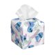 thumbnail image 1 of Funda para caja de pañuelos de cuero con puntadas cuadradas, soporte para papel de seda con cinturón inferior, funda estética para papel facial con forma de cubo, decoración moderna para baño y, 1 of 8