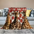 thumbnail image 2 of HENGT Giraffe Blanket for Women Soft Cozy Just a Girl Who Loves Giraffes Throw Blanket Plush Fluffy Warm Giraffe Animal Stuff Decor Flannel Gifts Blankets for Kids Adults, 2 of 6