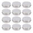 thumbnail image 1 of Tarro Cosmético de Viaje Portátil de 12 Piezas para Cremas Líquidas 15ml 0.51 Oz Tono Plateado, 1 of 5