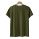 thumbnail image 4 of Tops de Mujer Camisas Casuales Blusas Moda Impreso Cuello Redondo Manga Corta Suelto Odeerbi ODB152885, 4 of 5