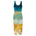 thumbnail image 4 of Vestidos Para Mujer Vestidos Casuales de Moda Estampado Erógeno Hombro Frío Flaco Tanque Sin Mangas Vestido Ajustado Odeerbi  ODB156480, 4 of 5