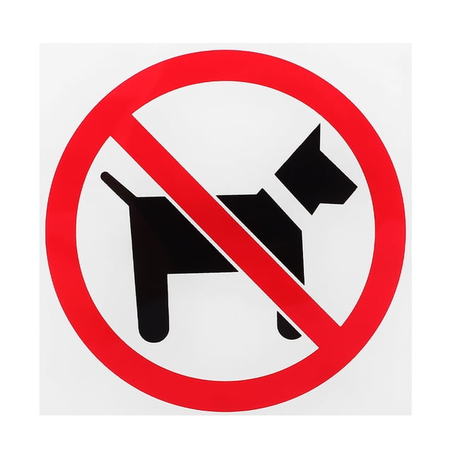 Shisuyan No Dog Allowed Sign No Dogs Allowed Inside Sign Acrylic Sign Store Notice Sign Business Sign