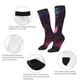 thumbnail image 3 of Hirioo Neon Futuristic Dragon for Adult Stockings Breathable Sock Non-Pilling,Contrasting Color Design, 3 of 6