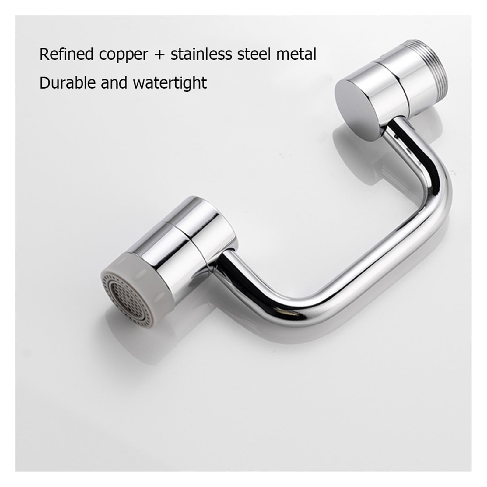 Universal 1080° Rotation Extender Faucet Aerator Plastic Splash Filter Kitchen Washbasin Faucets Bubbler Nozzle Robotic Arm ,Water Saving