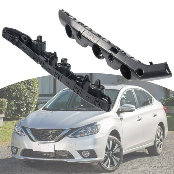 AUTOXBERT 2x Car Front Left & Right Side Bumper Support Brackets For Nissan Sentra 2016-2019 622243YU1A