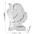 thumbnail image 3 of DIY Silicone For Love Heart Geometric Couple Cement & Plaster Casting, 3 of 7