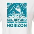 thumbnail image 3 of Sail Beyond The Horizon  - Juniors Cropped Cotton Blend T-Shirt, 3 of 5