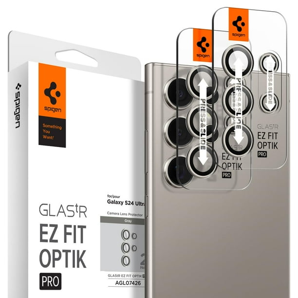 Protector de pantalla para lente de cámara Spigen GlastR EZ Fit Galaxy S24