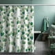 thumbnail image 2 of Rideau de douche Feuilles de plantes vertes imperméables Rideau 150X180CM JAMW Sencillez, 2 of 5
