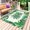 Green White, variant on Monstera Leaves Outdoor Rug for Patio/Deck/Porch, Non-Slip Large Area Rug 6 x 9 Ft, Summer Tropical Palm Leaf Botanical Green Indoor Outdoor Rugs Washable Area Rugs, Camping Rug Carpet Runner