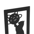 thumbnail image 2 of 4Pcs Metal Book Ends Orderly Storage Arbitrary Adjustment Smoother Edges Anti Static Bookends Decorative for Home School Cat Planet, 2 of 3