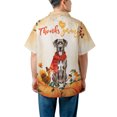 thumbnail image 5 of Happy Thanksgiving Great Dane with Turkey Pumpkins Autumn Vibes Hawaiian Shirt Breathable Summer Unisex Merch Danes Dog Lover Gifts - 12018, 5 of 6