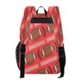 thumbnail image 6 of Iauyy Clear Backpack Heavy Duty PVC Transparent Backpack for College Workplace, Red Rugby Ball, 6 of 8