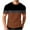 #01 Coffee 【Mix & Match: Stock Up on Your Favorite Colors】, variant on Men's Casual T-Shirt Polyester Rayon Cotton Spandex | Relaxed Fit Tee with Crewneck Short Sleeve Breathable Blend | Daily Workout Homewear Loose Print Top For Streetwear Gym