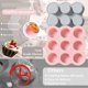 thumbnail image 5 of Air Fryer Egg Mold, Reusable Air Fryer Muffin Pan, Non-Stick Mini Muffin Pan for Air Fryer, Microwave, Oven, Steamer, 5 of 5
