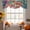 Multicolor, Fuchsia, Teal, Gold, variant on Teal Red Yellow Copper Rust Tie Up Valance Curtains for Windows, Kitchen Curtains Window Treatments, Abstract Vintage Mottled Art Short Window Shades Valances for Bedroom Bathroom Cafe 54"x18"