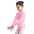 thumbnail image 3 of iiniim Kids Girls Cutout Back Gymnastic Leotard Ballet Dance Class Gym Jumpsuit Size 3-16 Pink 11-12, 3 of 7