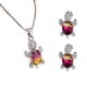 thumbnail image 1 of Xihbxyly Conjunto de Joyas de Tortuga, Elegante Par de Collar y Pendientes, Diseño de Aleación Brillante, Perfecto para Bodas y Fiestas, Regalo Ideal para San Valentín y El Día de La Madre, Pieza de, 1 of 2