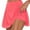 Pink, variant on Staron Women's Yoga Pants 3/4 Shorts Casual Fashion Solid Color Fake Two Piece Workout Leggings Comfy Stretchy Lounge Pants, Purple L