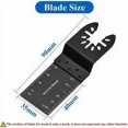 thumbnail image 5 of Hoja de sierra oscilante universal para metal y madera, 20 unidades, 35 mm, liberación rápida, multiherramienta para DeWalt, Craftsman, Bosch, Dremel, FEIN, Ridgid, TCH y Makita., 5 of 5