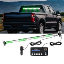 Nilight 144LED Traffic Advisor Strobe Light Bar with Green White Emergency Warning Lights Hazard Interior Front/Rear Windshield Flashing