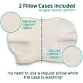 Lunderg CPAP Pillow for Side Sleepers Includes 2 Pillowcases