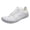 White, variant on Womens Athletic Hiking Water Shoes Quick Dry Barefoot Aqua Shoes Swim Shoes Beach Sneaker Black 46