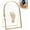 1pc, variant on Baby & Pet Keepsake Frame Metal Pawprint Footprint Photo Display Memorial Puppy Cat Dog Registry Shower Gift Modern Decor Remembrance Desktop Tabletop Hanging Portrait Collage(1pc)