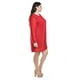 thumbnail image 2 of Vestido corto de mangas con relieve Roman Fashion Talla Extra 3823 Rojo, 2 of 7