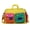 A, variant on Color Block Multi Pocket Canvas Crossbody Bag, Large Capacity Colorful Shoulder Handbag with Detachable Strap, Casual Travel School Laptop Carry Tote Bag for Daily Outdoor Use,B
