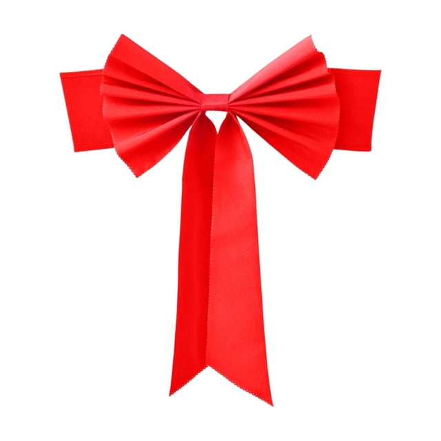 Chair Back Bow Ribbon Decor, Valentine's Day Decorative Bow, Suitable for Valentine's Day, Wedding, Xmas