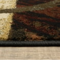thumbnail image 2 of Oriental Weavers Hudson Area Rug - 2544B - 1'10" x 7'6" - in Brown/ Black - Modern Style, Stain Resistant, Family and Pet Friendly , Entryway, Hallway Runner Rug, 2 of 9