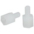 thumbnail image 2 of 100 Pcs Hex Threaded Spacer Plastic PC Board Standoff, 2 of 4