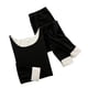 thumbnail image 1 of Qarigey Conjunto de ropa interior térmica de doble cara de lana sin costuras de cintura alta traje de lencería Unisex ropa de invierno ligera de felpa Prendas para la parte del cuerpo negro 2 Qarigey AP013400-02, 1 of 6