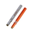 thumbnail image 2 of EeaseCA 2 Pcs Retractable Lip Brush Cosmetic Tool Compact Portable Metal Shell Lip Mask Brush Artificial Fiber Makeup Brush Flexible Lipstick Lip Gloss Applicator Brush Makeup Tools (Random Color), 2 of 7