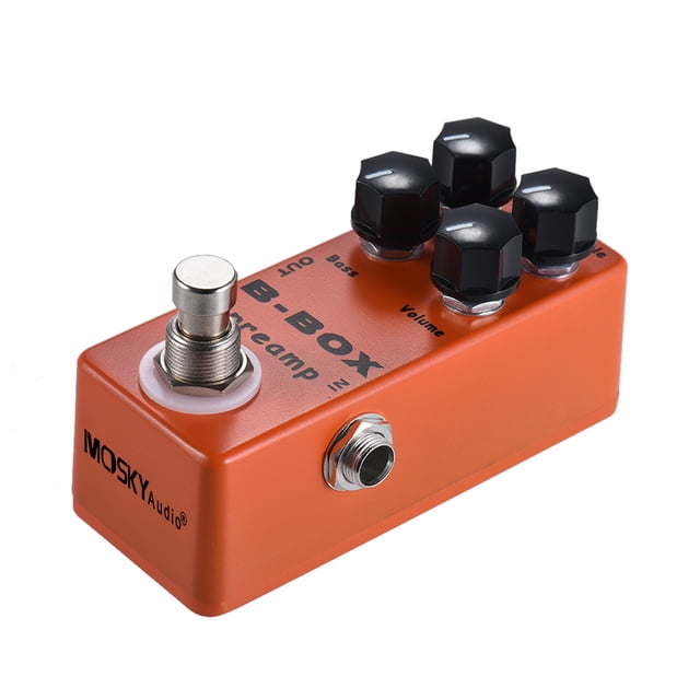 Pedal MOSKYAudio Electric Guitar Preamp Overdrive Effect Pedal Full Metal Shell True Bypass
