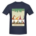 thumbnail image 4 of Bingfone Christmas Card With Gnomes Men'S Loose Fit Short-Sleeve Pocket T-Shirt, 4 of 7