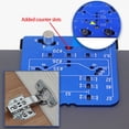 thumbnail image 2 of Precise 35mm/26mm Hinge Hole Positioning Locator and Shelf Pin Jig Aluminum Alloy Tool Suitable For Woodworking Projects, 2 of 8