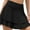 ZZB Black, variant on Womens Swimsuits Tankini Skirted Bikini Bottom High Waisted Shirred Bottom Ruffles Swimwear Bathing Suit For Women Plus Black S