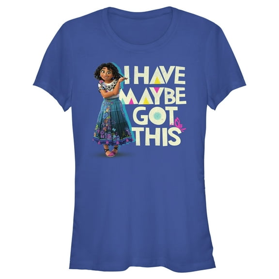 Junior's Encanto Mirabel I Have Maybe Got This  Graphic Tee Royal Blue Medium
