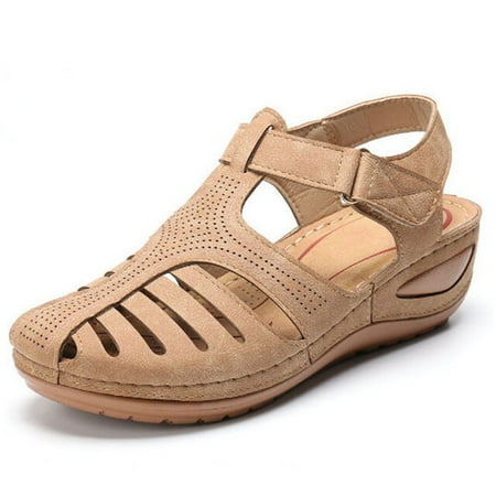 

Woman Sandals Summer Shoes Vintage Wedge Sandals Casual Sewing Women Shoes Female Ladies Platform Retro Sandalias Plus Size
