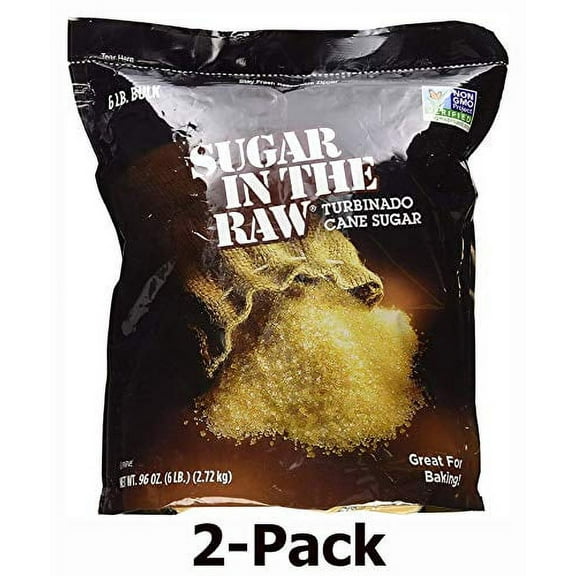 Sugar In The Raw Turbinado Cane Sugar, 6 lbs. (pack of 2)