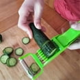 thumbnail image 3 of Multi Cutter With Peeler For Vegetable And Fruit Extra Sharp Stainless Steel , Household Multiple-Function Fruit And Vegetable Peeler, 3 of 5
