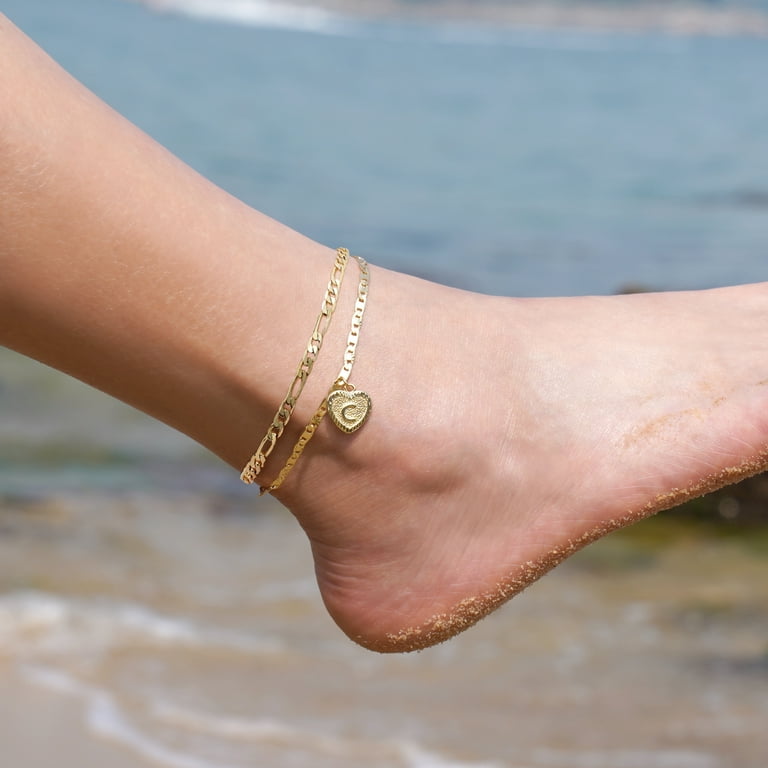Letter l anklet deals